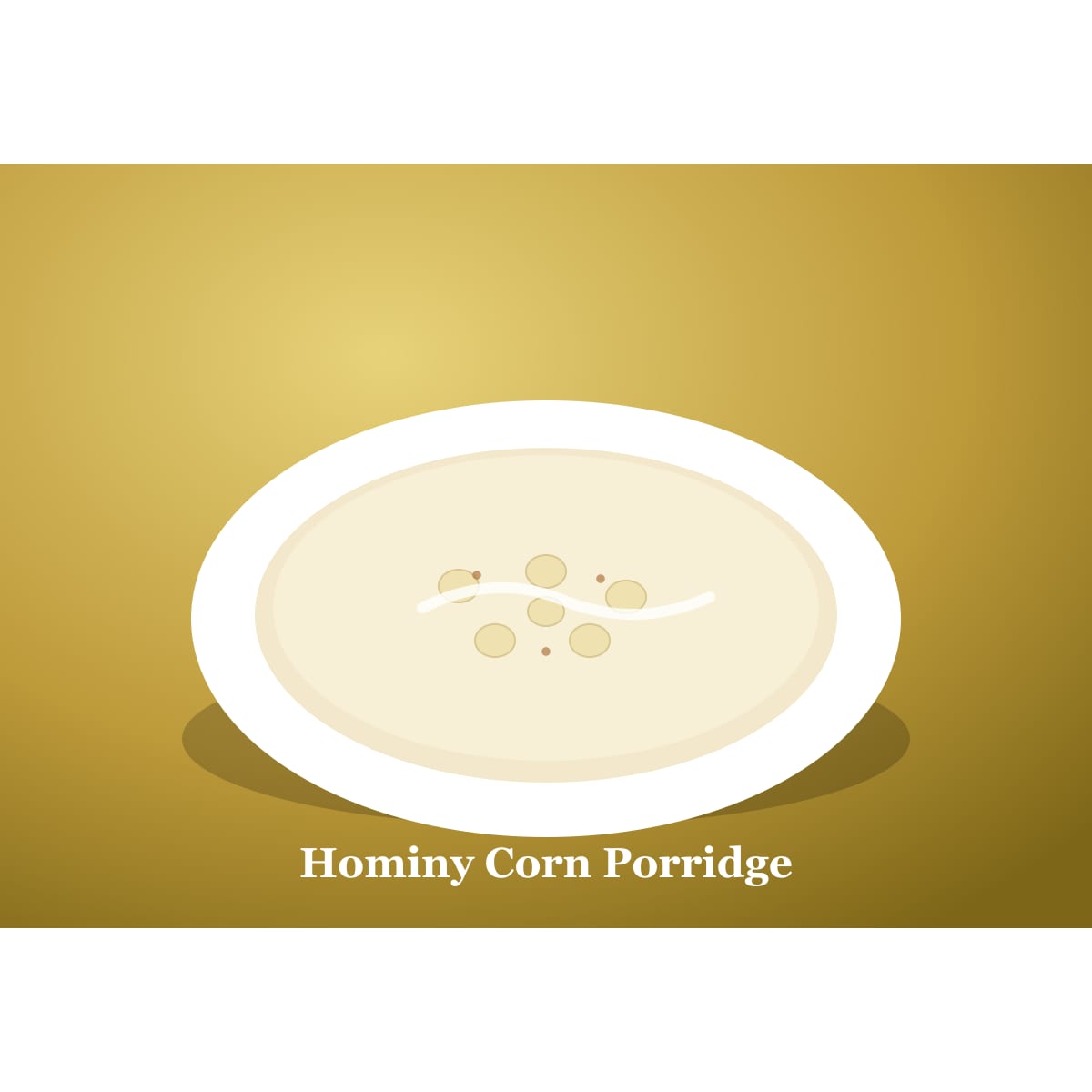 Jamaican hominy corn porridge